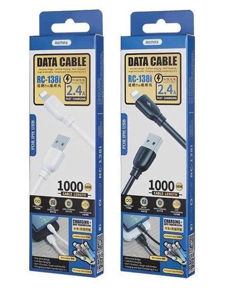 Cable Datos Pro Remax Usb A Lightning 1m 2,4A-2
