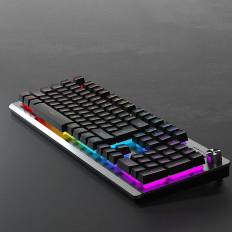 Teclado Mecánico Langtu Profesional K002 Gamer Juegos Color Negro-1
