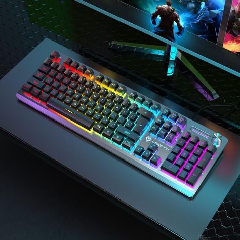Teclado Mecánico Langtu Profesional K002 Gamer Juegos Color Negro-2
