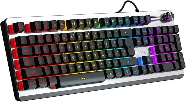Teclado Mecánico Langtu Profesional K002 Gamer Juegos Color Negro-0