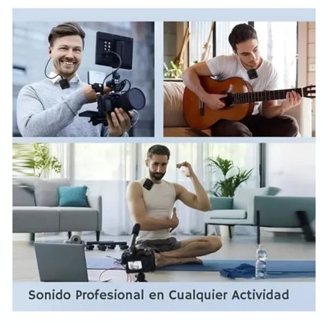Micrófono inalámbrico F11 3x1 para iPhone Android Auxiliar3.5-4