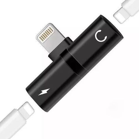 Adaptador Splitter Lightning Audio y carga 2 en 1 -0
