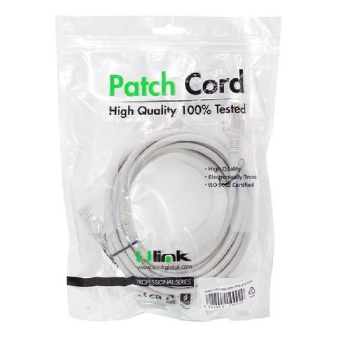 Cable de red RJ-45 Cat6 3 Metros Certificado -1