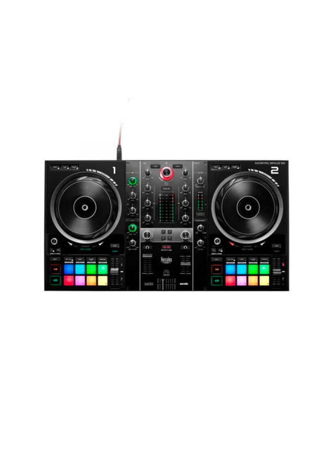 Hercules DJControl Inpulse 500 – Domina la Mezcla con Estilo y Precisión -0