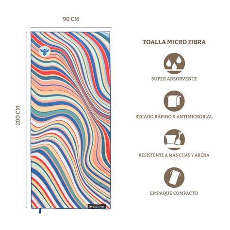 Toalla Playa Microfibra Grande XL Salar Bosscamp (90 x 200)-2