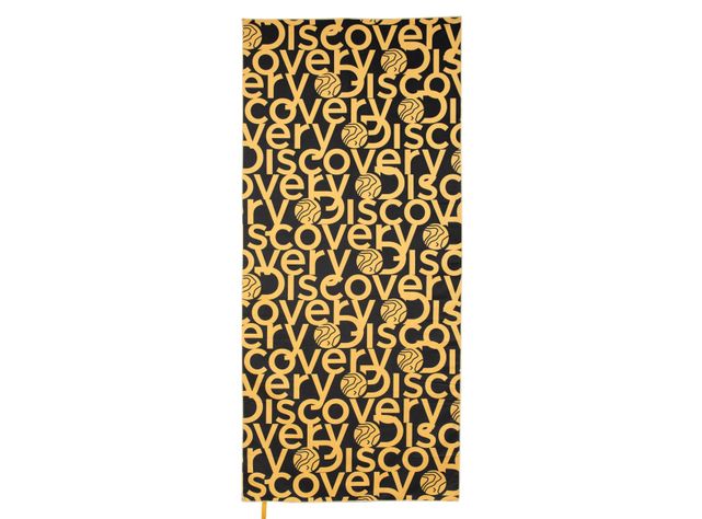 Toalla Microfibra grande Amarillo - Negro Discovery (90 x 200)-0