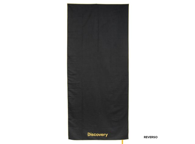 Toalla Microfibra grande Amarillo - Negro Discovery (90 x 200)-1