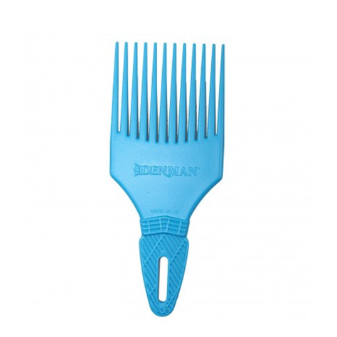 Peine Denman D17 color Celeste para Cabellos Crespos-0