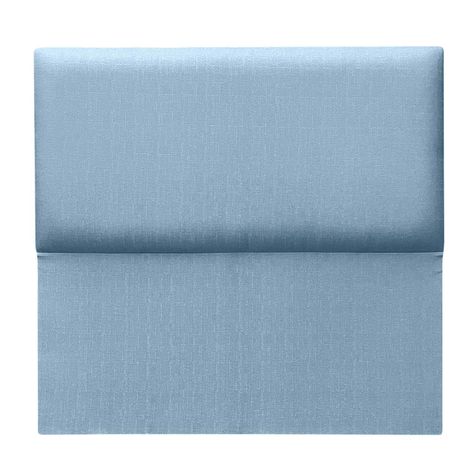 Respaldo Flat Super King Lino Celeste-0