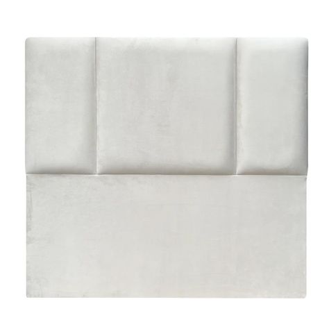 Respaldo de Cama Block Felpa Marfíl Queen-1