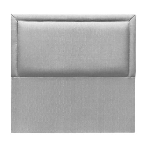 Respaldo Flat Frame Vivo Queen Lino Gris Plata-0