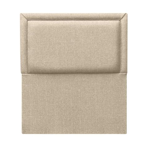 Respaldo Flat Frame Vivo 1 plaza Lino Beige-0