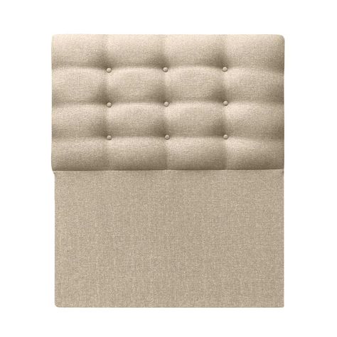 Respaldo Botoné 1,5 plazas Lino Beige-0