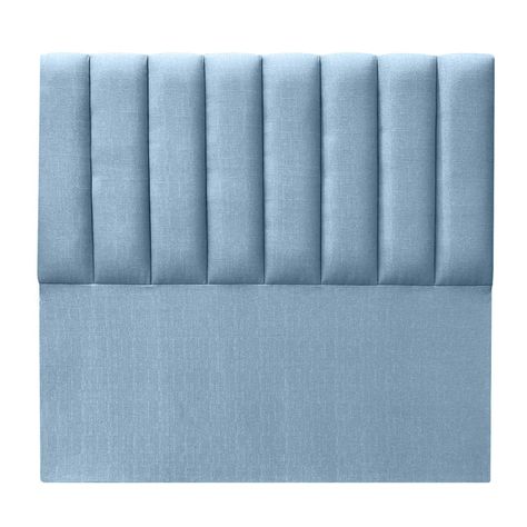 Respaldo Tubular Vertical Queen Lino Celeste-0