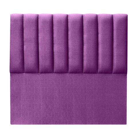 Respaldo Tubular Vertical Super King Lino Morado-0