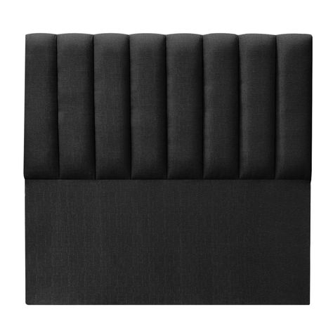 Respaldo Tubular Vertical 2 plazas Lino Negro-0