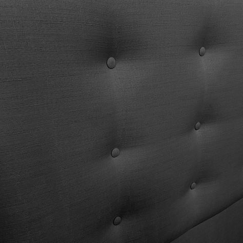 Respaldo Botoné Premium Lino Grafito - King-1