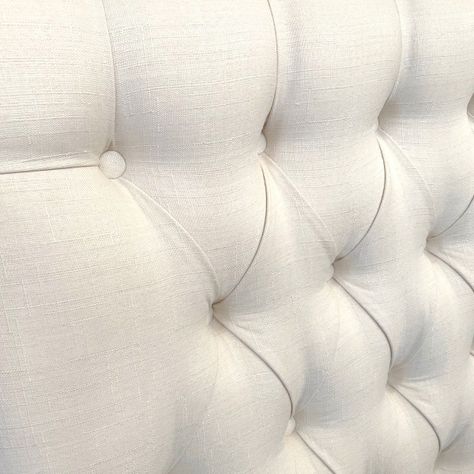 Respaldo de Cama Capitoné Premium Lino Crema 1 Plaza-2