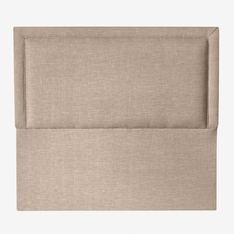 Respaldo de Cama Flat Frame Vivo Lino Beige 1 Plaza-1