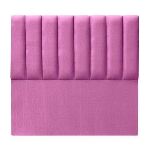 Respaldo Tubular Vertical Super King Lino Fucsia-0