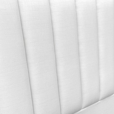 Respaldo de Cama Tubular Vertical Lino  Crema Super King-2