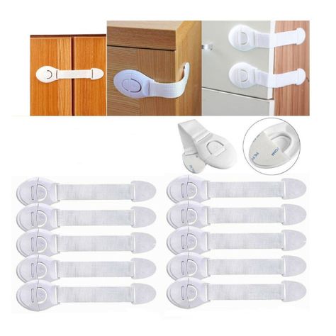 Pack x10 traba puerta protector de puerta para bebe guagua-0