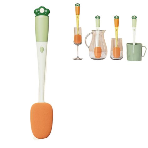 Escobilla limpia vasos cepillo limpia botellas 3 en 1-3