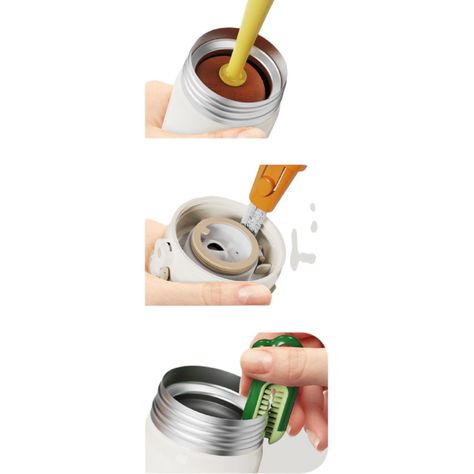 Escobilla limpia vasos cepillo limpia botellas 3 en 1-5