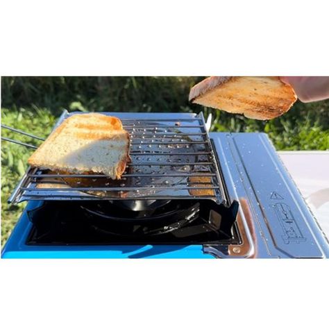 Tostador Manual De Cocina Tostar Acero Inoxidable 21x19 cm fácil guardado-3