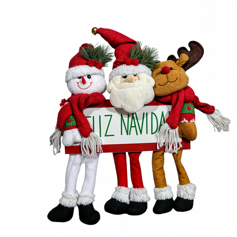 ADORNOS DE NAVIDAD PARA PUERTAS 3 EN 1 ADORNOS NAVIDEÑOS-0