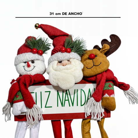 ADORNOS DE NAVIDAD PARA PUERTAS 3 EN 1 ADORNOS NAVIDEÑOS-2