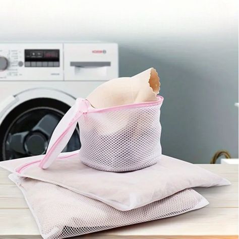 6 bolsas para lavar ropa delicada bolsas para lavar ropa malla lenceria-7