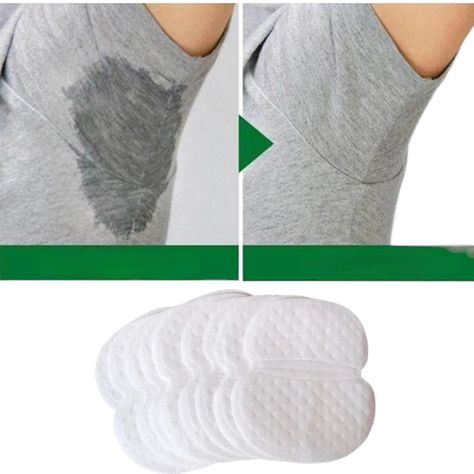 10 parches almohadilla para axila antitranspirante protector piel-4