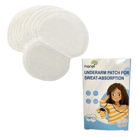 10 parches almohadilla para axila antitranspirante protector piel-5