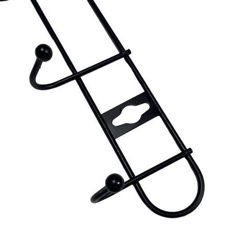 colgador perchero aluminio de pared para toalla ropa-3