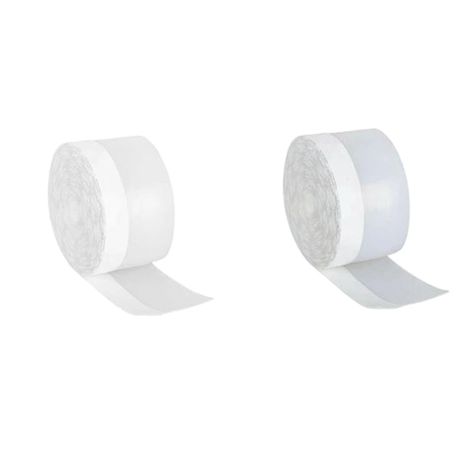 Cinta aislante silicona para puertas ventanas ducha 2 rollos cinta de aislar -0