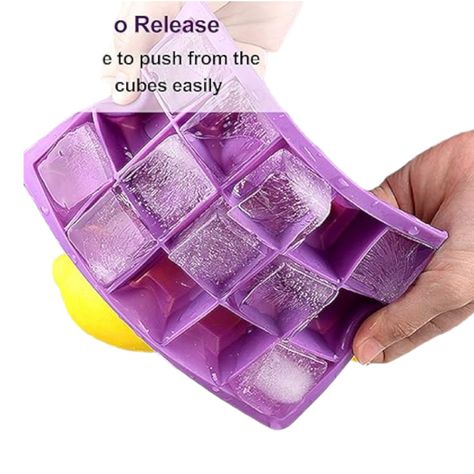 cubetas hielo cubeta hielo silicona cubetera cuadrada -4