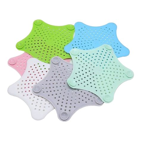 Set 4 filtro desagüe ducha tapón desagüe lavaplatos filtro fregadero  ESTRELLA-0