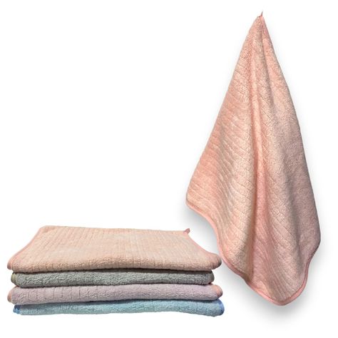 Toallas de baño toalla de mano microfibra 35x75cm-0