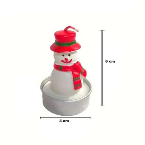 VELAS NAVIDEÑAS ADORNOS NAVIDEÑOS ARBOL VIEJO PASCUERO 4 PCS-1
