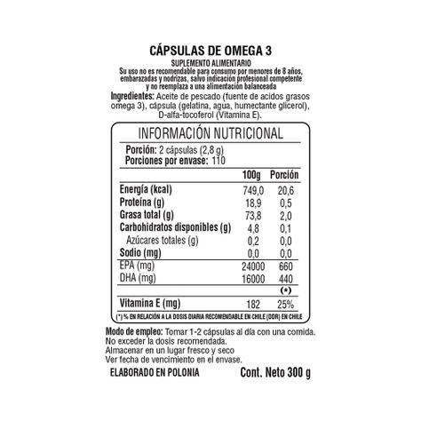 Omega 3 (220 Capsulas) - 7Nutrition-3