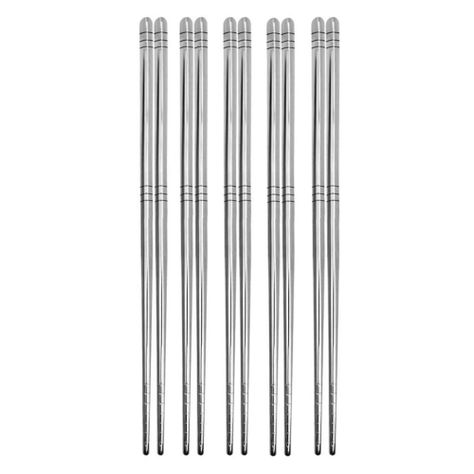 Palillos Chinos 5 Pares Reutilizables Sushi-2