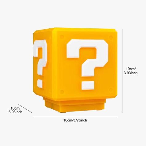 Lámpara Cubo Super Mario Bros Led Con Sonido USB-1