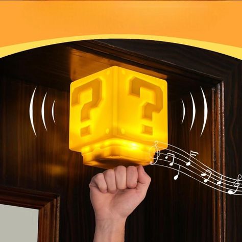 Lámpara Cubo Super Mario Bros Led Con Sonido USB-2