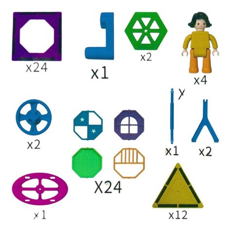 Juego Magnético Bloques De Construcción Didáctico 73 Pcs-2