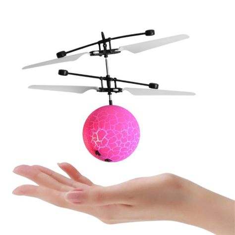 Volador Drone Mini Sensor Led Juguete Esfera -0