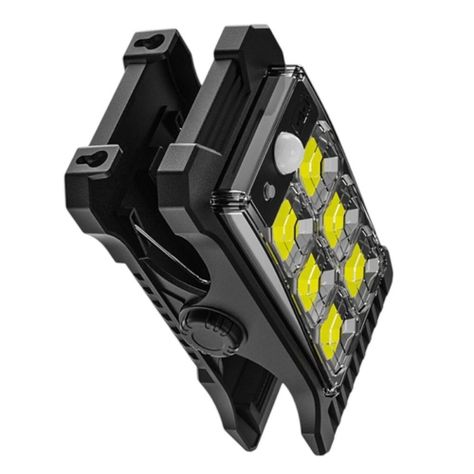 Foco Solar Led Con Pinzas Exterior Portátil Recargable -0