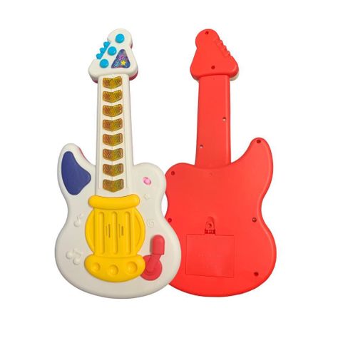 Guitarra Musical Juguete Didáctica Luces Sonido-0