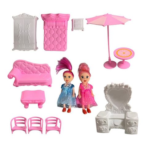 Casa De Muñecas Infantil Didáctica Armable Juguete 83 Pcs-2