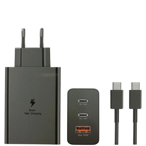 Cargador 150w Carga Rápida 1 USB-A y 2 USB-C-0